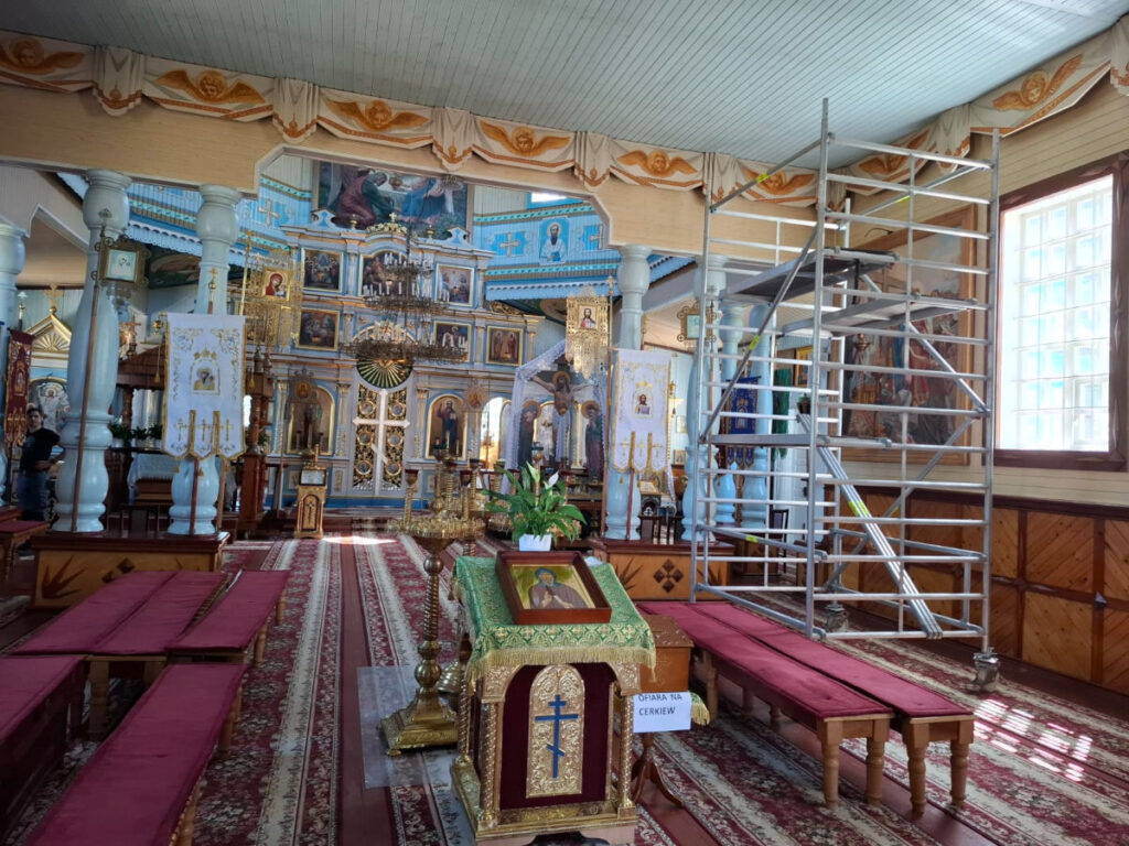 Prace remontowe w naszej cerkwi parafialnej