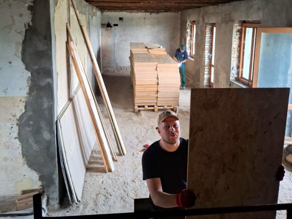 Kolejne prace remontowe w Ośrodku "Światłość" w Krzywcu